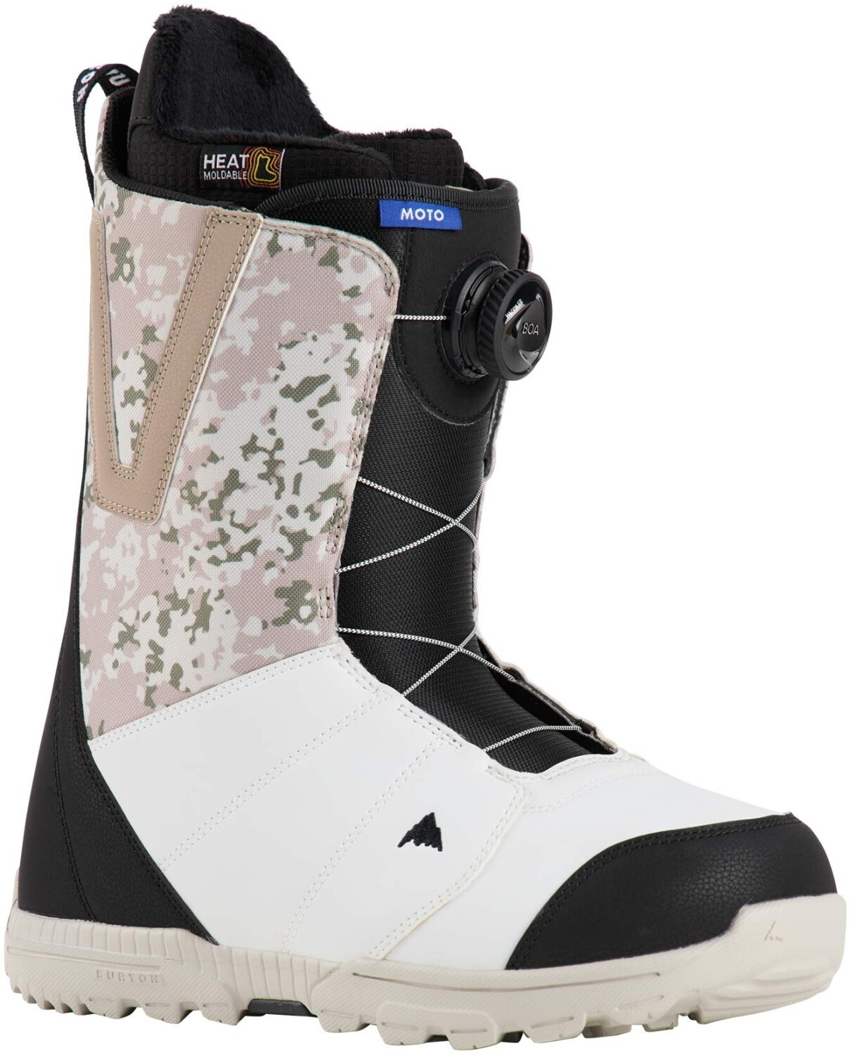 Burton Moto Boa black white camo