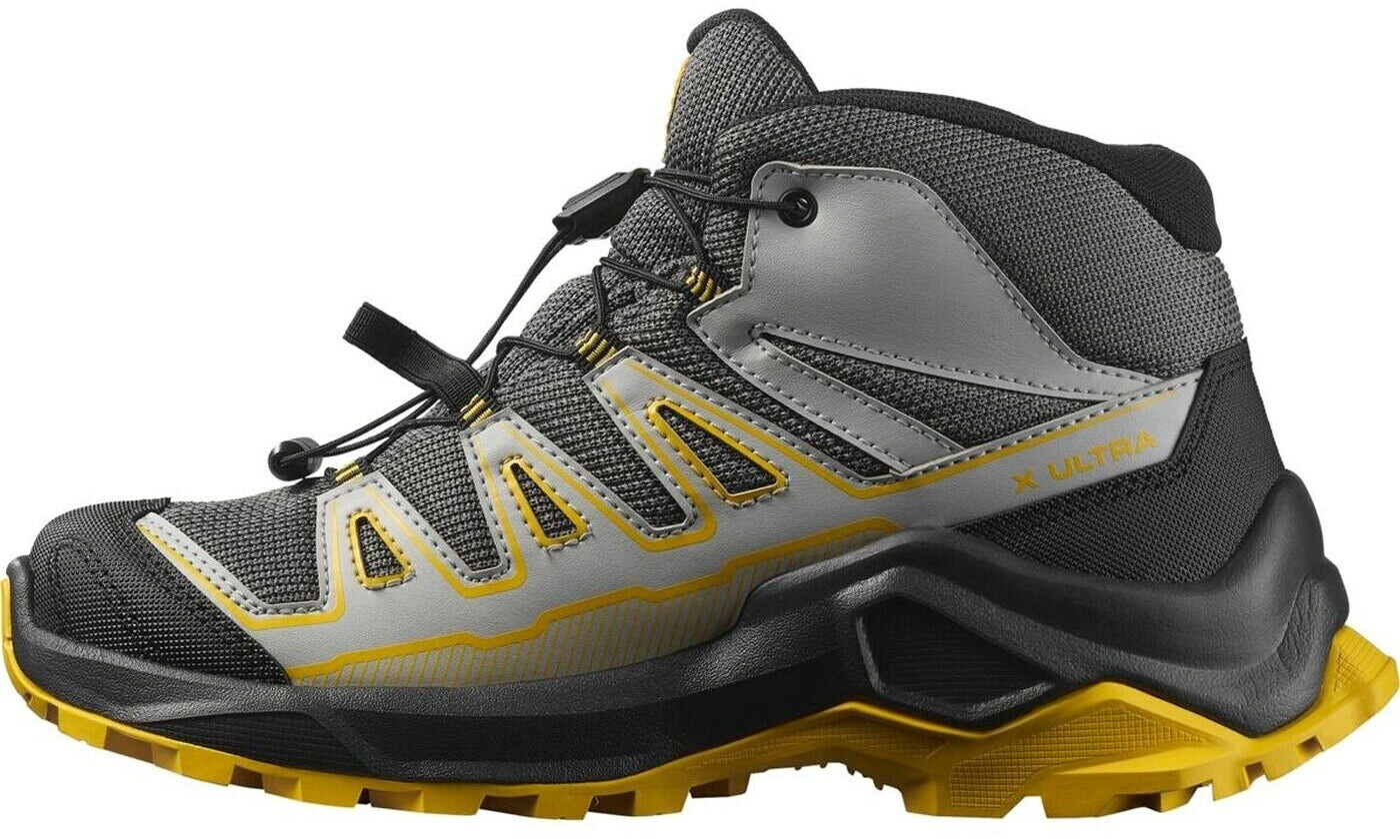 Salomon X Ultra Mid GORE-TEX Hiking Shoes gray black spicy-mustard