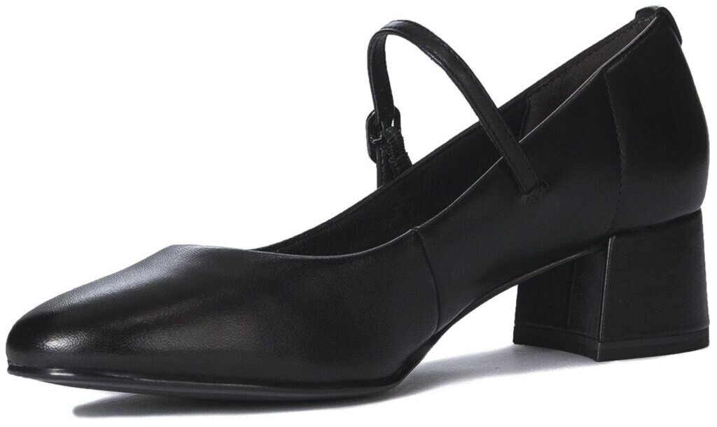 Tamaris Pumps block heel strappy 003 black