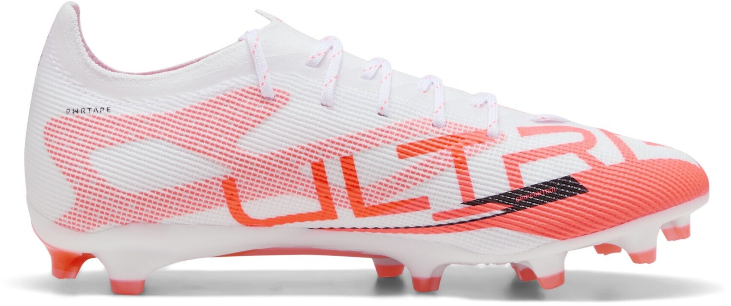 Puma Ultra 5 Pro FG/AG (108161-01) white/black/glowing red