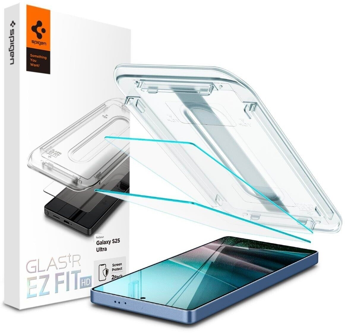 Spigen Glas.tR EZ Fit 2-Pack (Galaxy S25 Ultra)