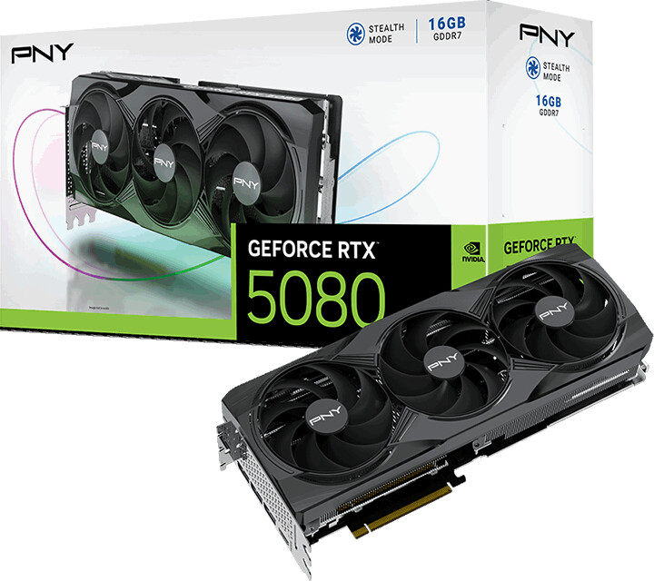 PNY GeForce RTX 5080 Triple Fan