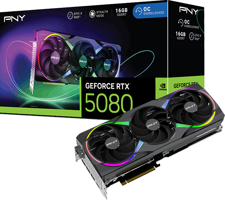 PNY GeForce RTX 5080 EPIC-X RGB OC