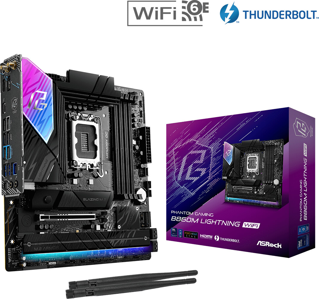 ASRock Phantom Gaming B860M Lightning WiFi