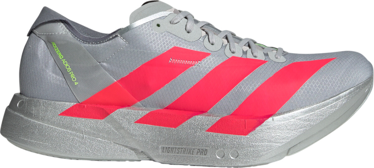 Adidas Adizero Adios Pro 4 (JR6372) silver metallic/lucid red/grey