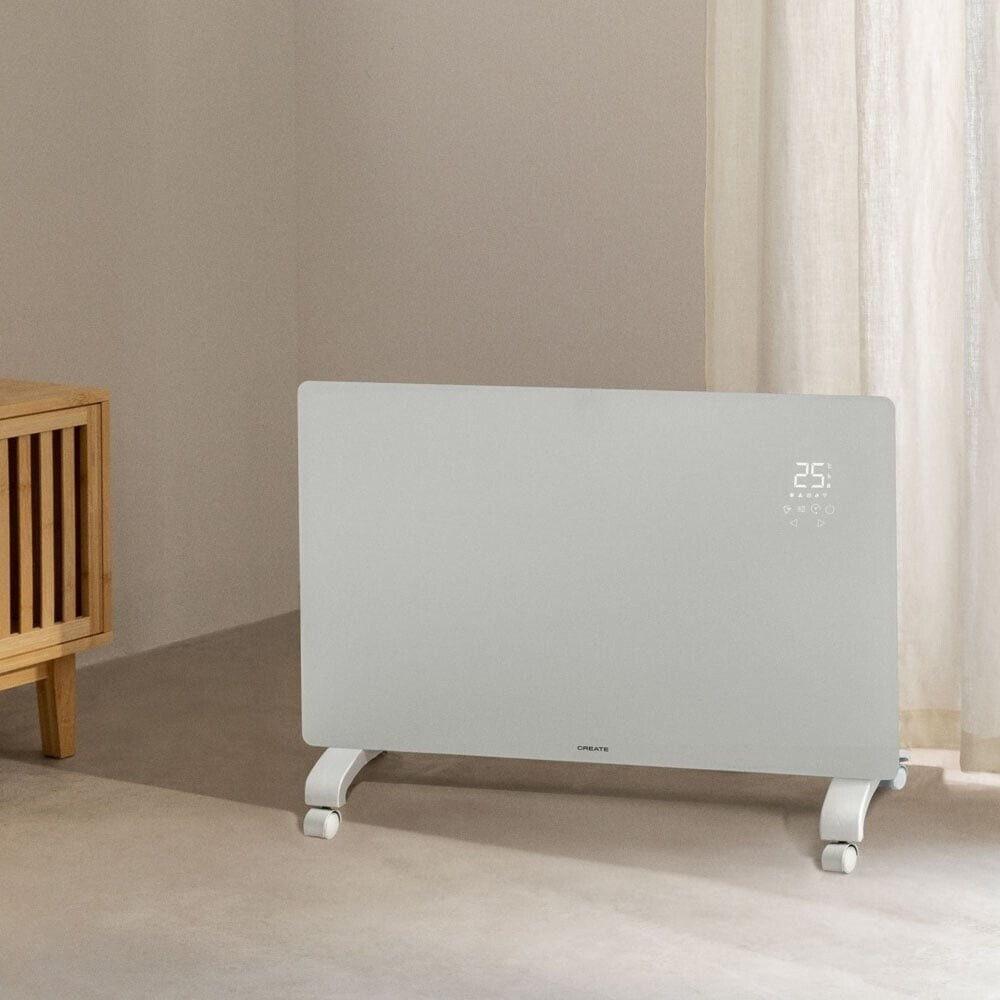 CREATE WARM CRYSTAL 2000 W blanc avec roulettes