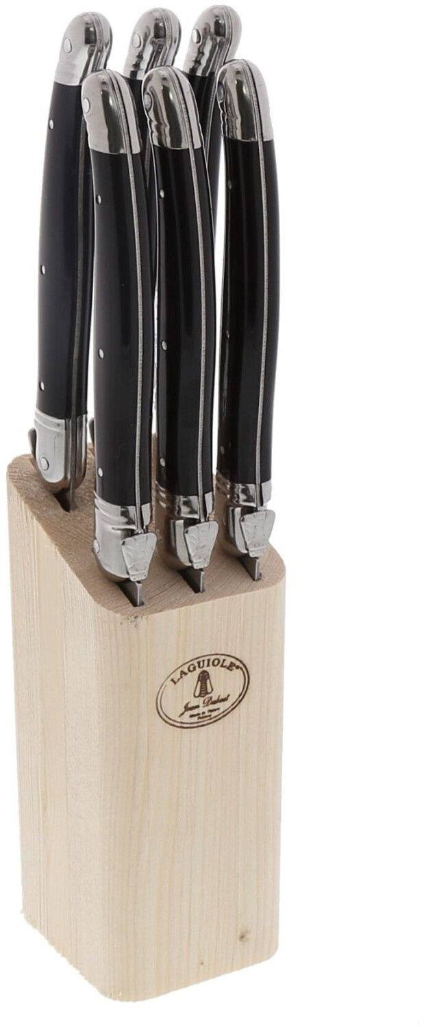 Jean Dubost Set de 6 couteaux Laguiole Angle