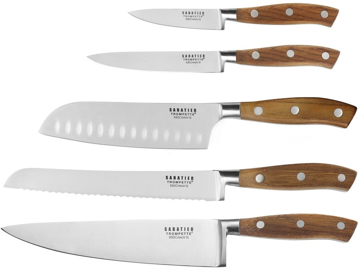 Sabatier Trompette Set de 5 couteaux de cuisine Ryokan