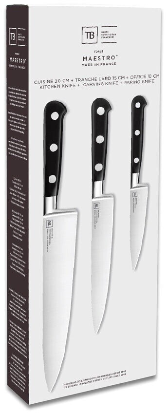 Tarrerias Bonjean Coffret de 3 couteaux Maestro