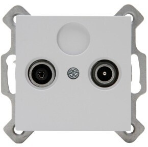 Kopp Antennensteckdose TV/RF – Modell 33366887 Für Koaxial-Anschluss