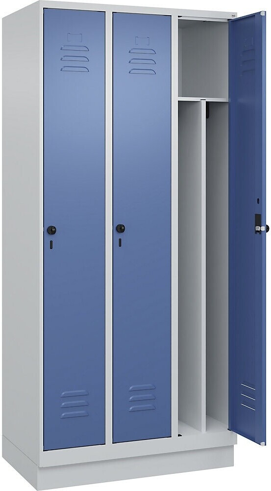 Spind Sf C+P Spind Classic PLUS 080020-30f mit Sockel 3 Abt.300mm Trennwand ...