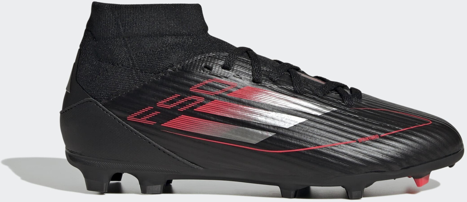 Adidas F50 League Mid FG/MG Kids (JP7260) core black/iron metallic/lucid red