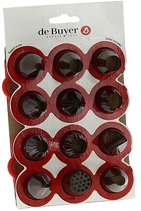 De Buyer Coffret 12 douilles Tritan Mix avec support