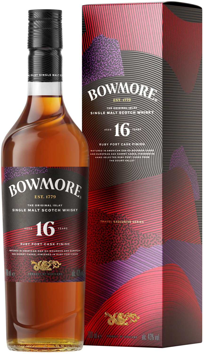 Bowmore 16 Jahre Ruby Port Cask Finish 0,7l 43% ab 63,99