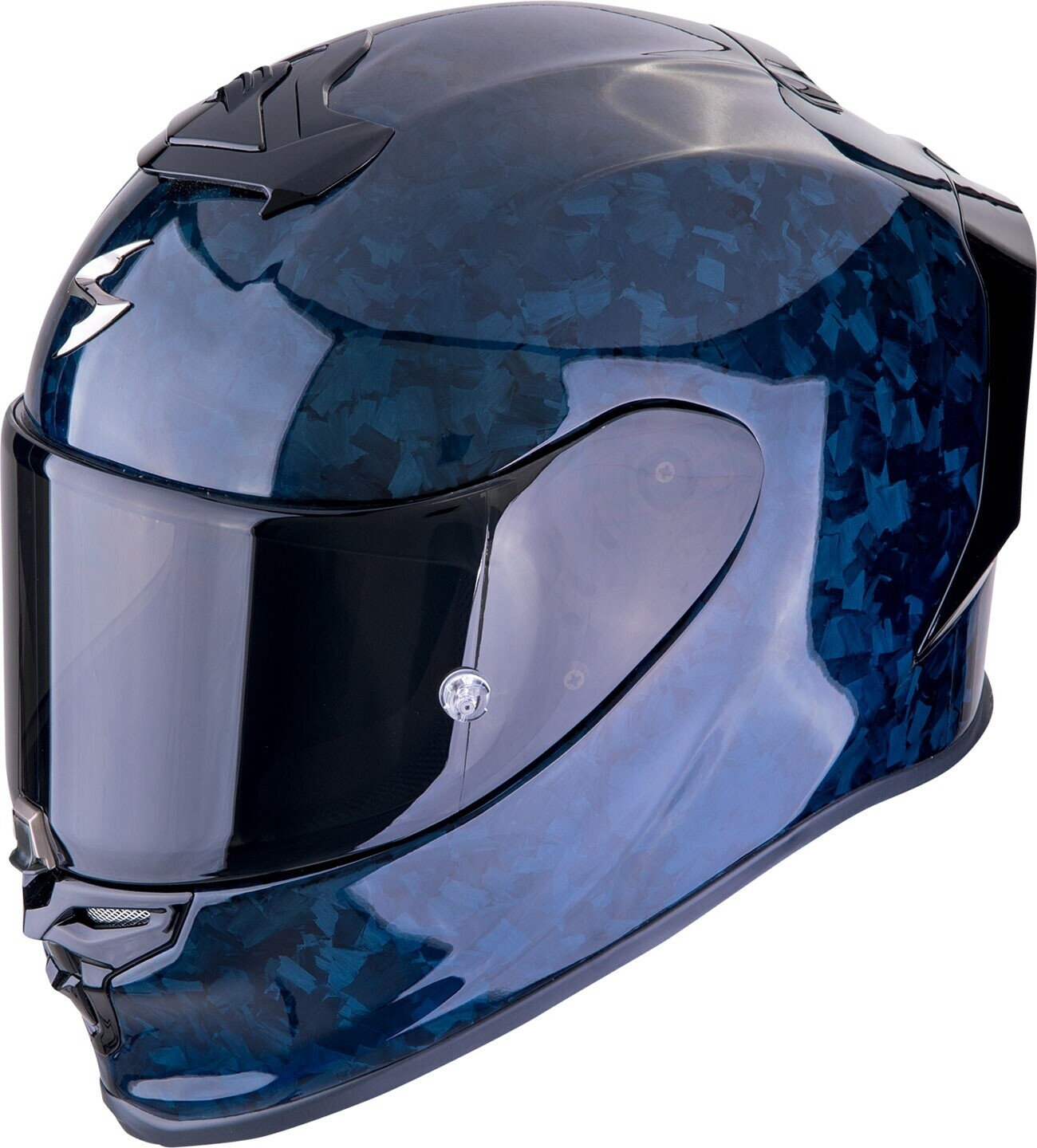 Scorpion EXO-R1 Evo II Onyx Carbon bleu