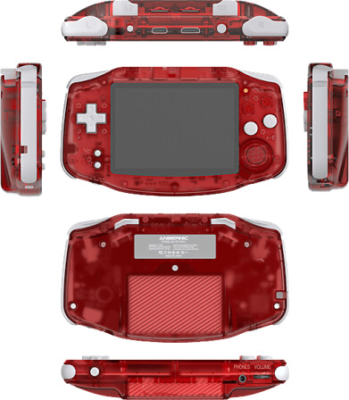 Anbernic RG34XX Transparent Red, Bild 6