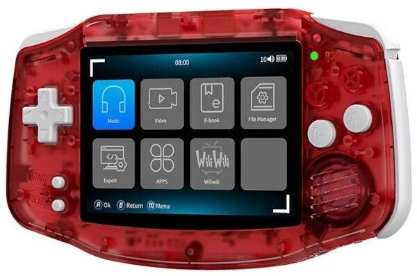 Anbernic RG34XX Transparent Red, Bild 7
