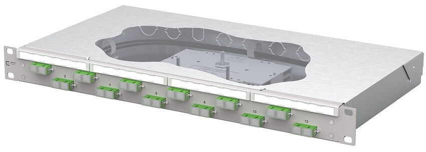 Metz Connect 150459F212-F OpDAT fix2 Patchfeld splice 12xSC-D APC OS2