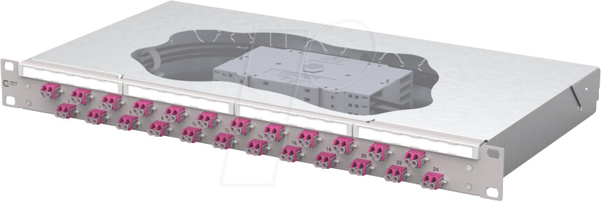 Metz Connect 1504577524-E OpDAT fix2 Patchfeld splice 24xLC-D OM4