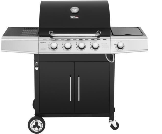 Royal Gourmet Barbecue gaz 4+1 brûleurs 60 x 42 cm noir