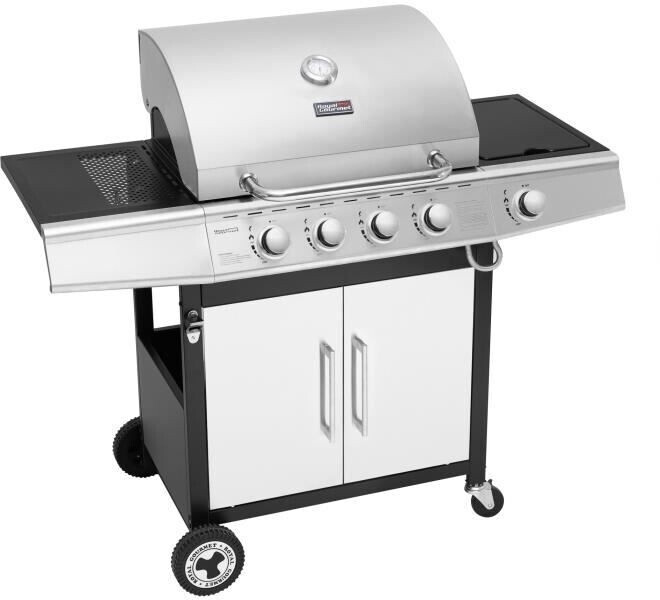 Royal Gourmet Barbecue gaz 4+1 brûleurs 60 x 42 cm argent