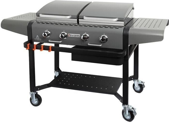 Brasero Plancha gaz Margaux avec chariot