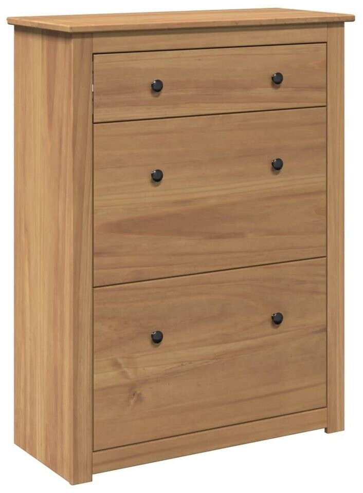 vidaXL Schuhregal concrete gray 80x30x98 cm wood material