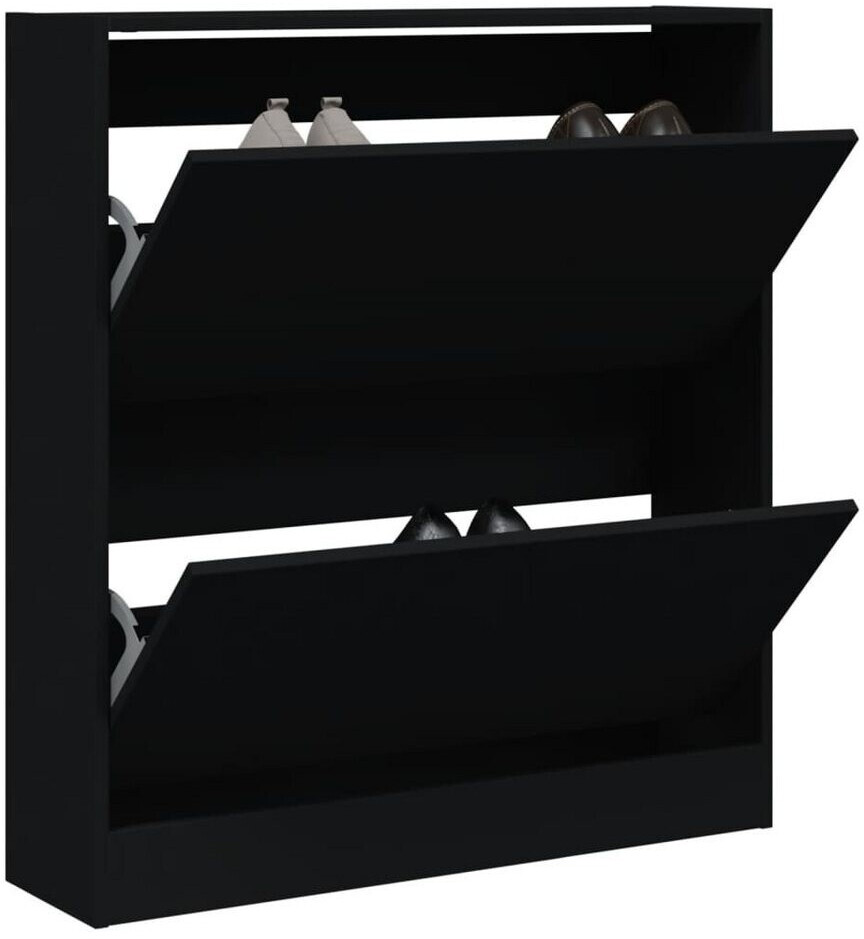 vidaXL Schuhregal oak look 80x25x81 cm wood material