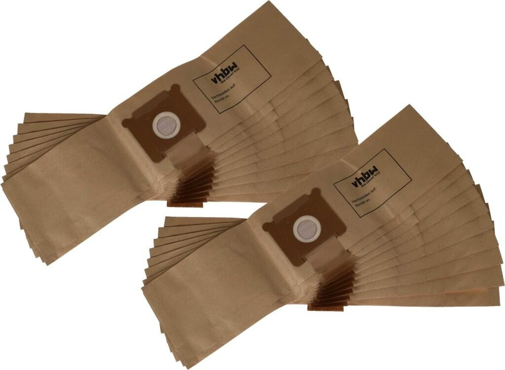 vhbw Staubsaugerbeutel Ersatz für Fakir 2204805, 2601805, 3288810, 3270805 für Staubsauger, 20 St.
