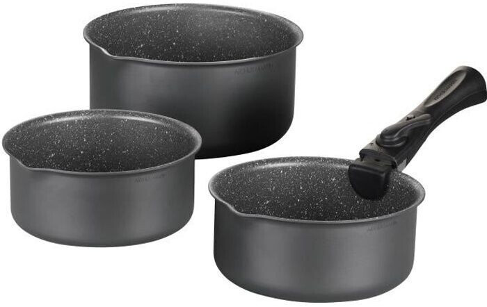 Arthur Martin Set de 3 casseroles aluminum 16, 18 et 20 cm