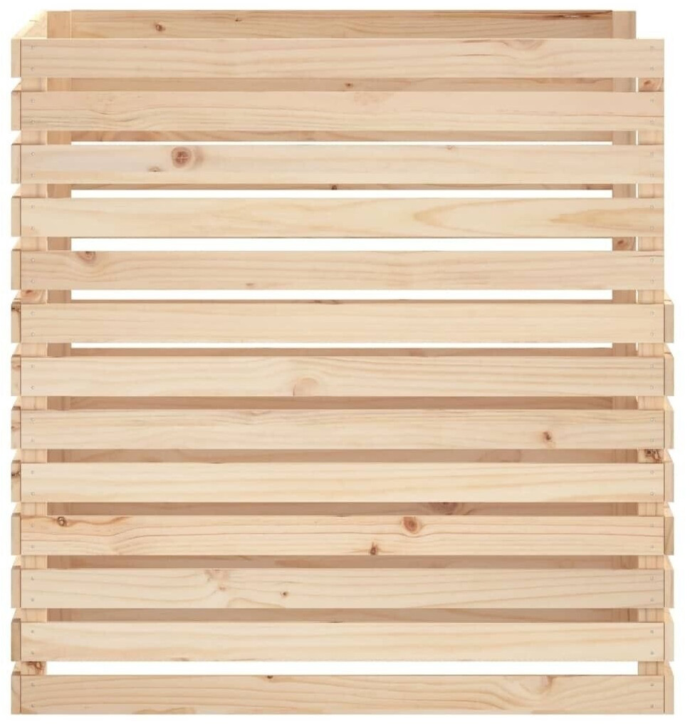 vidaXL Composter 100x100x102 cm Pine