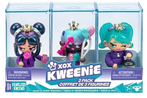 Moose Toys XOX Kweenie Fearless Kweens coffret de 3 figurines