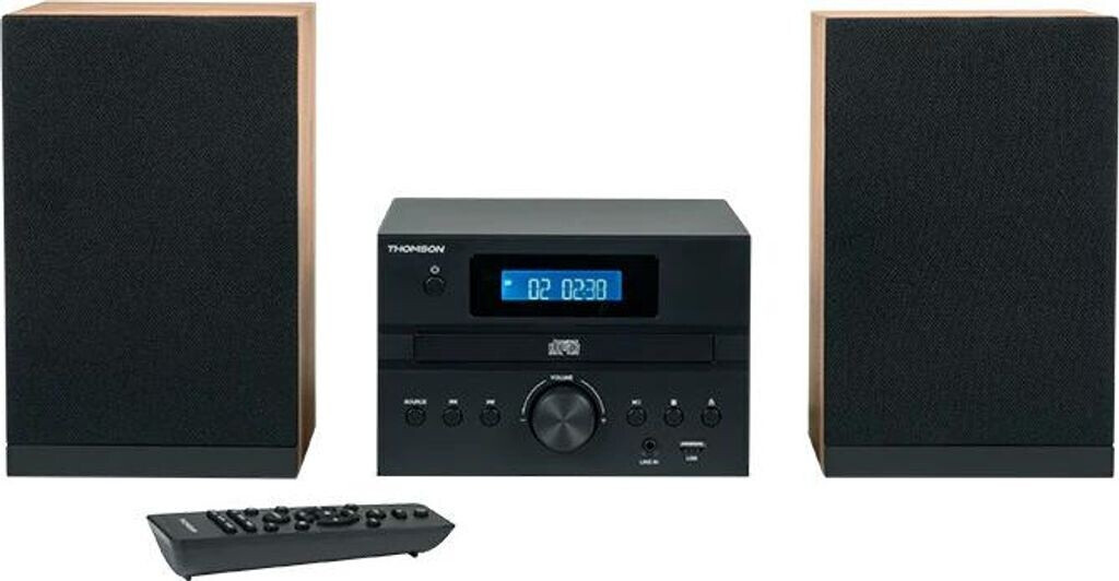 Micro-système Audio Thomson MIC101 - 2x10W, Tuner FM Numérique, USB, Prise MP3, Télécommande