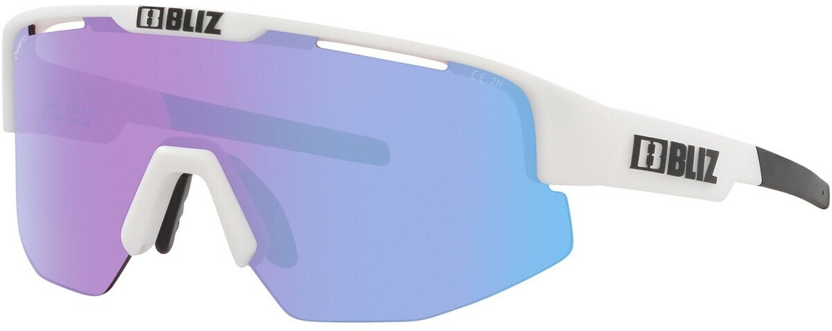 Bliz Eyewear Matrix Small matte white/rose/violet mirror blue