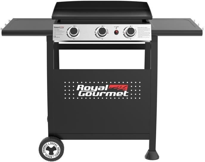 Royal Gourmet Plancha gaz sur chariot 3 brûleurs