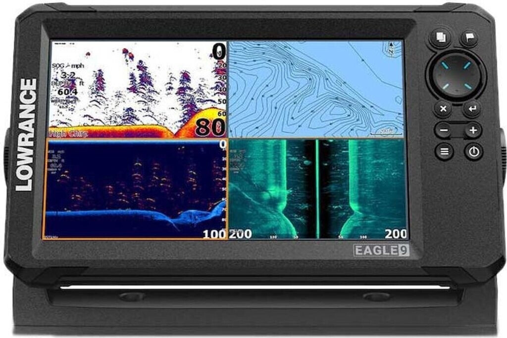 Lowrance Eagle 9 Echolot mit Tripleshot HD Geber