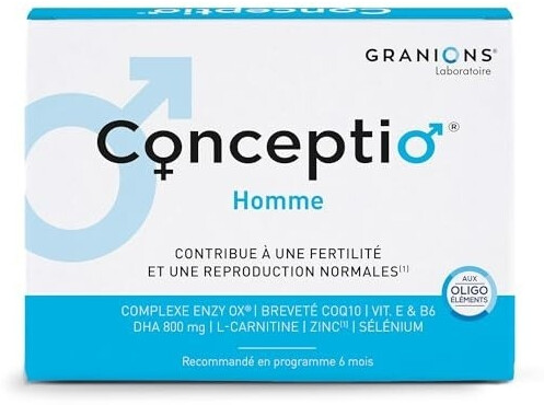 Laboratoire des GRANIONS Conceptio Homme (90 capsules et 30 sachets)