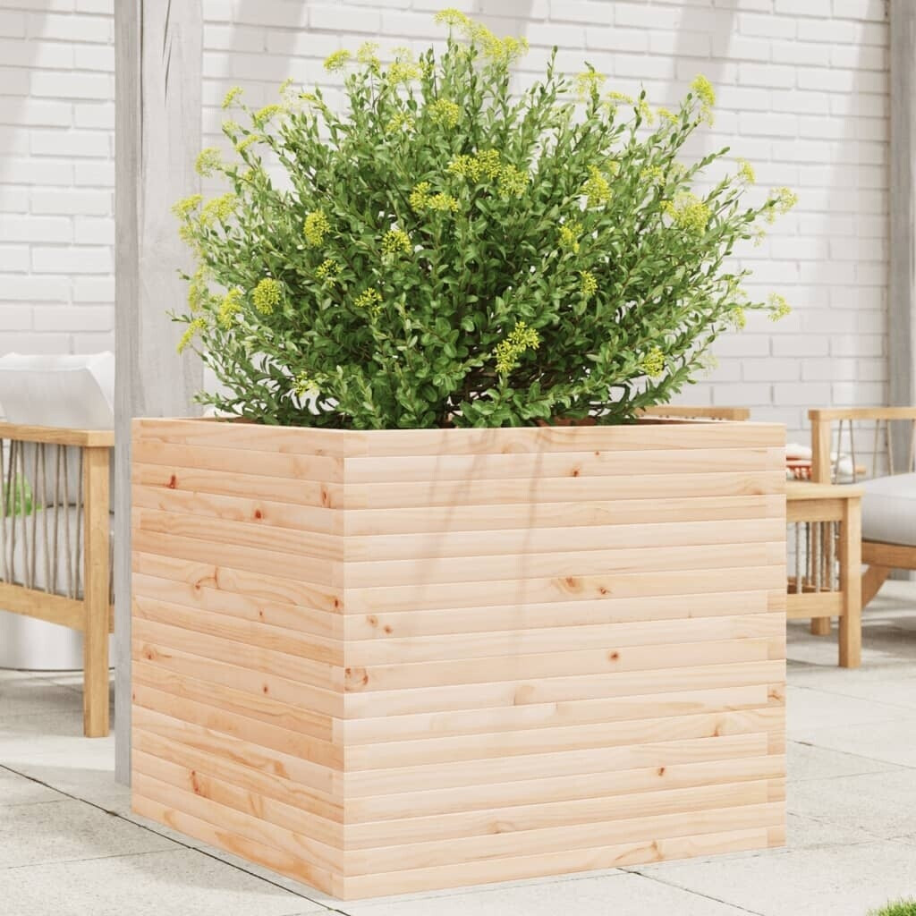 vidaXL Planter 80 x 80 x 68.5 cm solid pine (3282479)