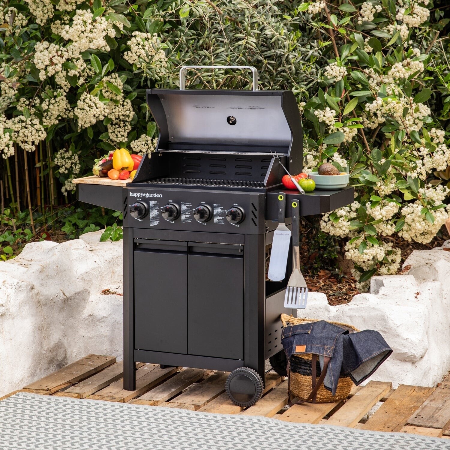 Happy Garden Barbecue gaz IZALCO 4 brûleurs