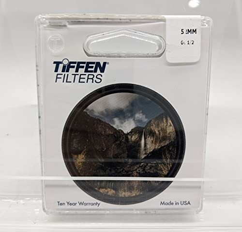 Tiffen 49mm Glimmer Glass 1 Filter – For Diffusion, Soft Glow, Beauty Effect, Silver Sparkle