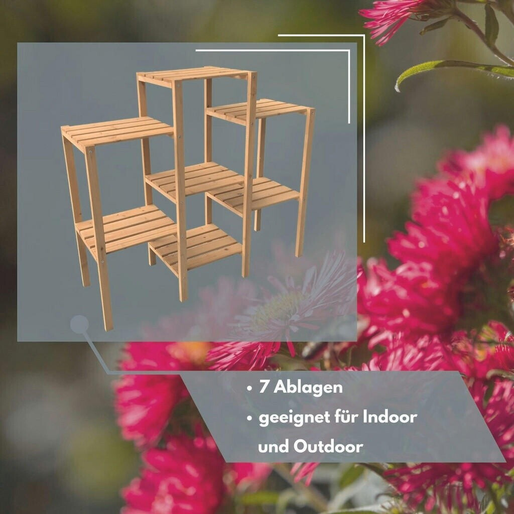 Coemo Coemo Flower shelf Bernd 96x31x87cm natural - detail view