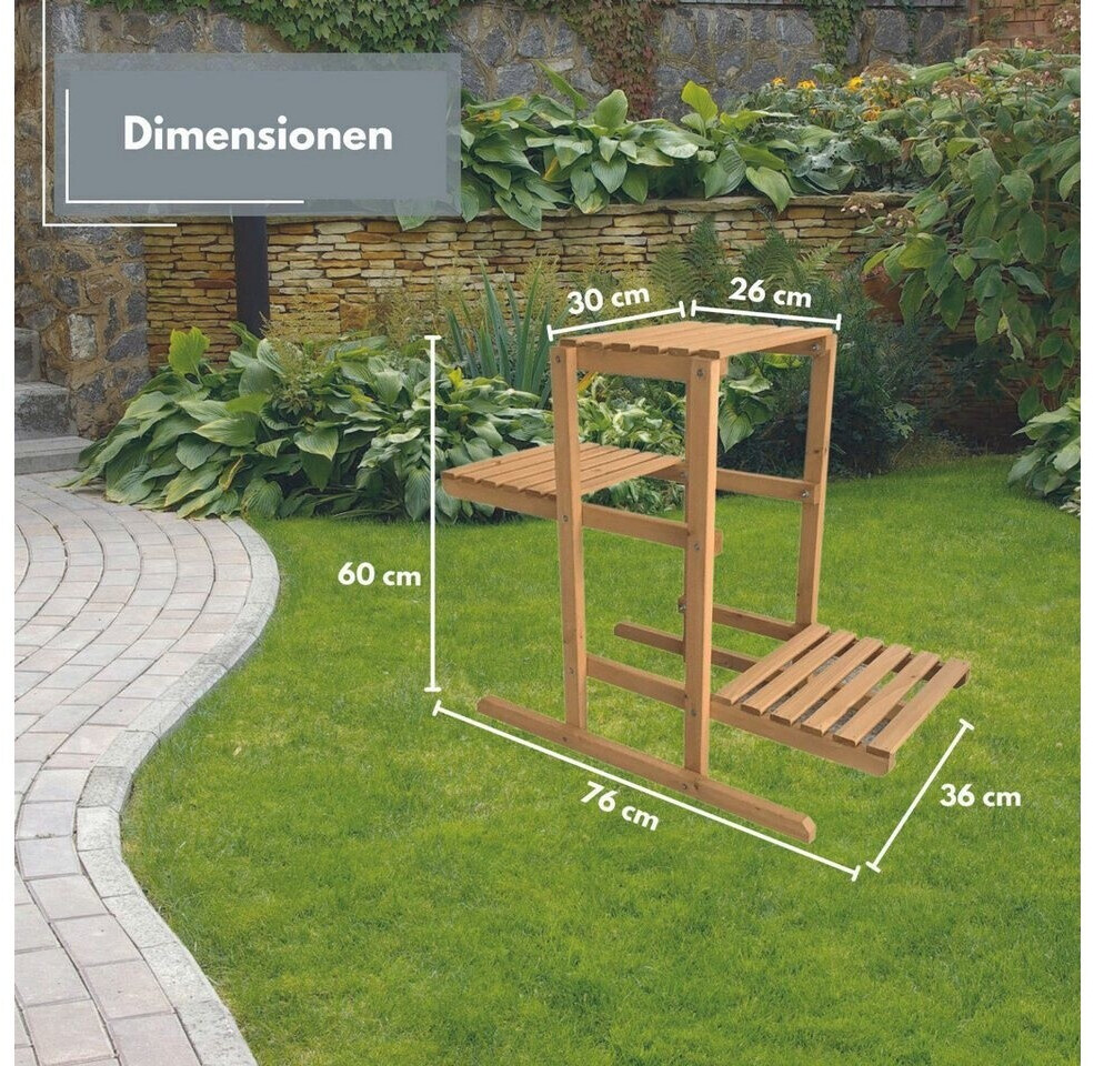 Coemo Coemo Perry flower shelf 76x36x60cm natural - alternate view