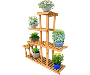 Coemo Plant stand Lena with 5 levels 95x102x25cm natural
