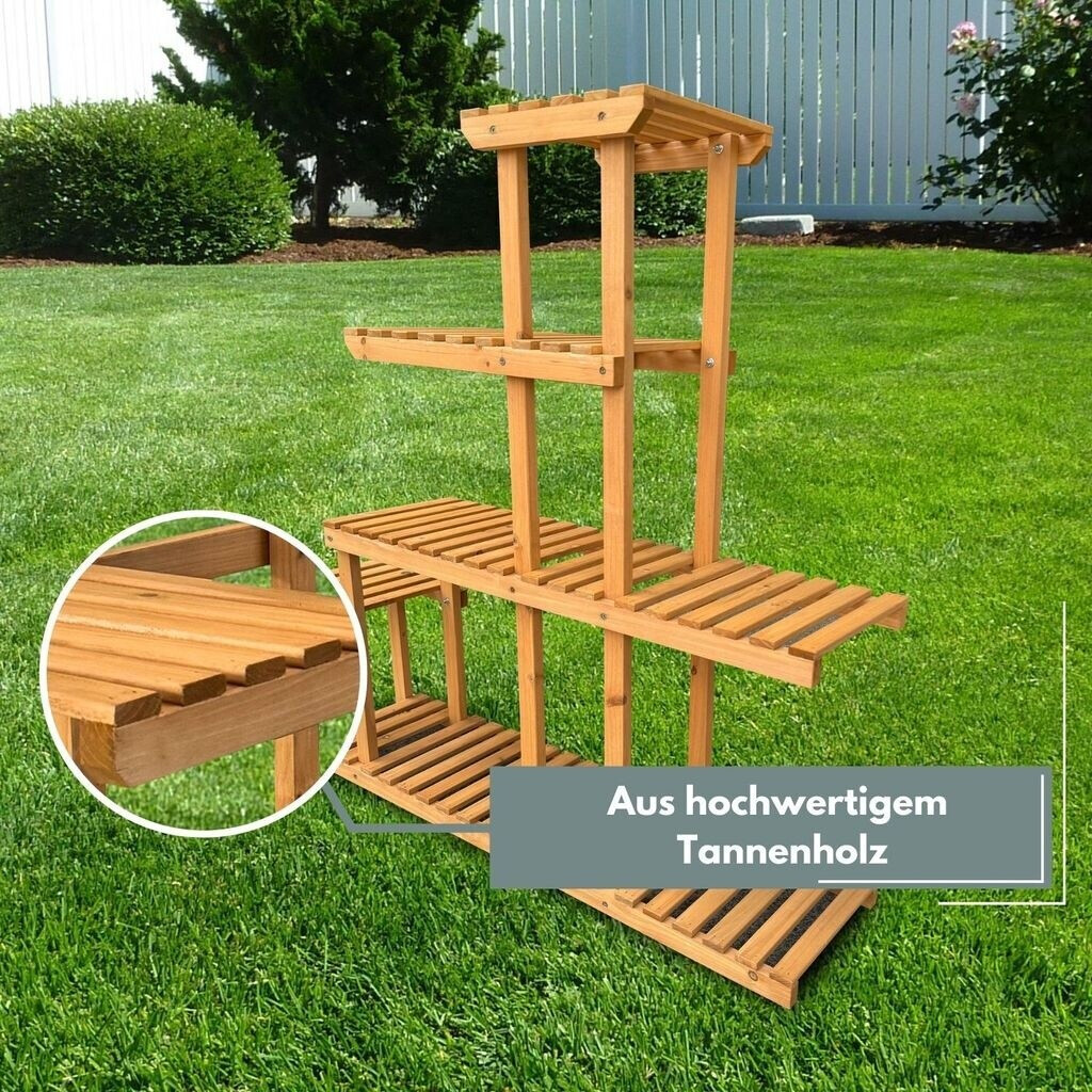 Coemo Coemo Plant stand Lena with 5 levels 95x102x25cm natural - view 6