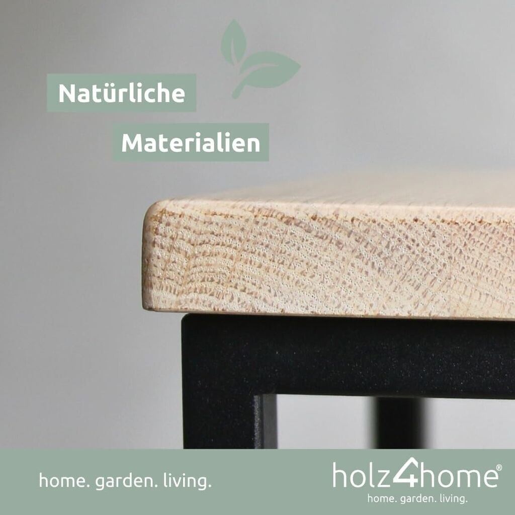 holz4home holz4home Dekoständer Eiche geölt gedrehte Streben 70cm hellgrau - alternate view