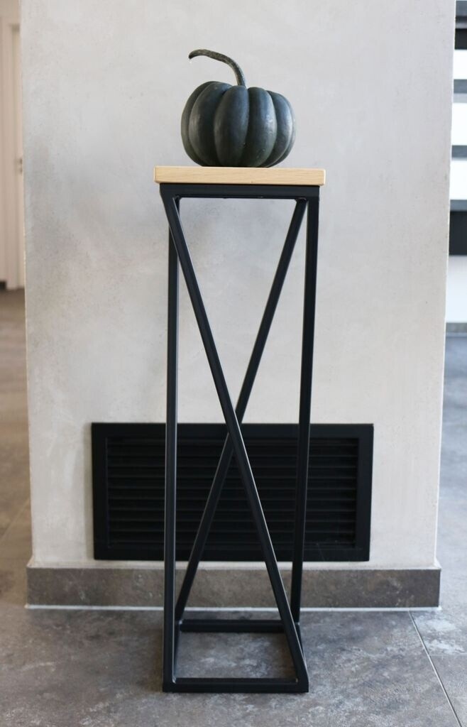 holz4home holz4home Dekoständer Eiche geölt gedrehte Streben 70cm hellgrau - view 8