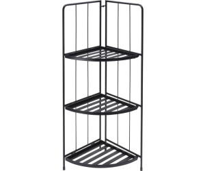 mayddle Flower pot rack triangular metal 92x30cm black
