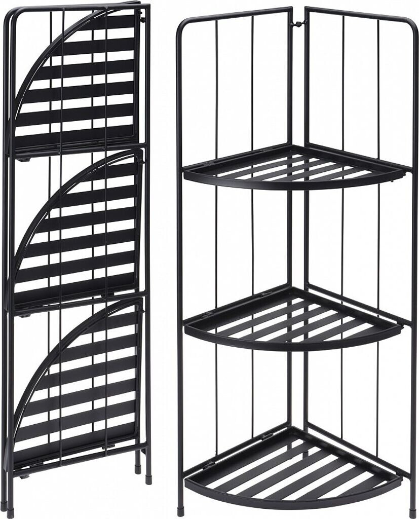 mayddle mayddle Flower pot rack triangular metal 92x30cm black - detail view