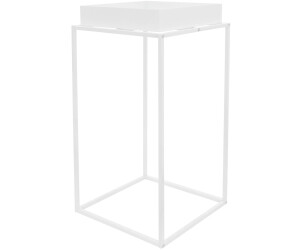 ML-Design Plant stand metal square 45x45x88cm white set of 3 (490011453)