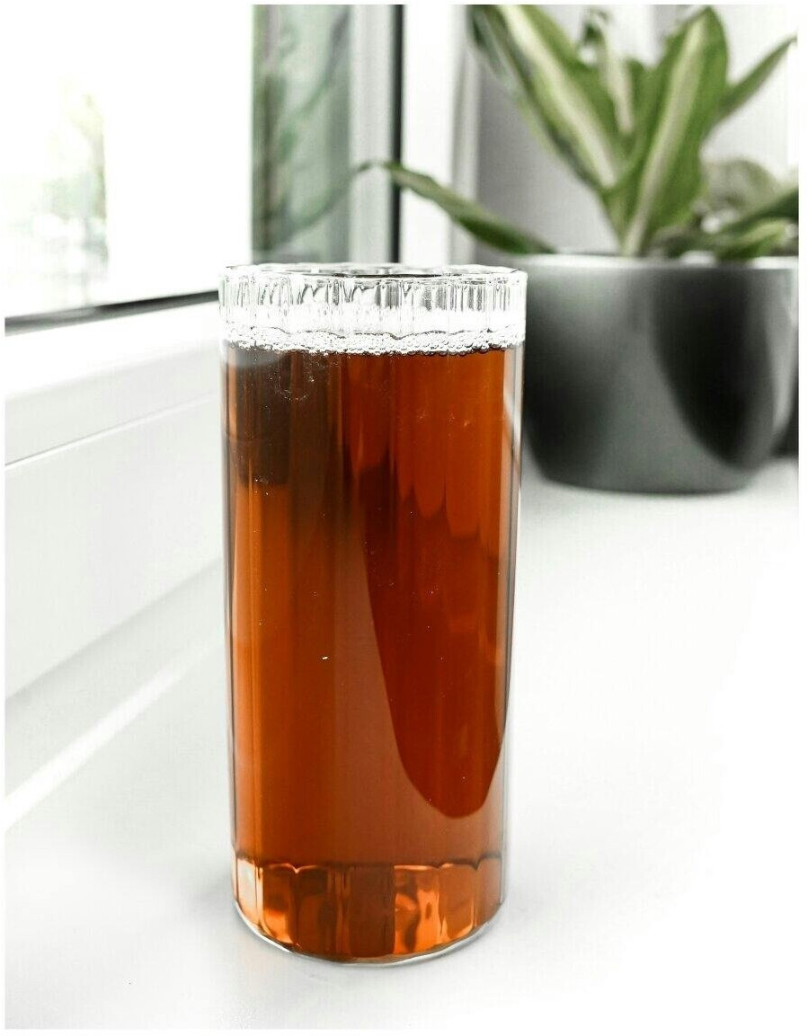 Mulex Mulex Glass Stripe ribbed glass, glass, heat-resistant 400ml - back view